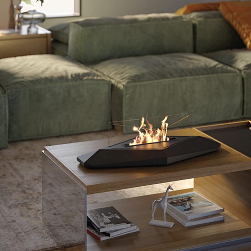 TecnoAir Boston Bioethanol Eco Table Fireplace