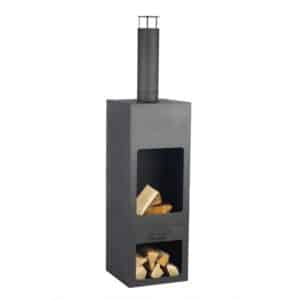 Callow Kentucky Garden Fireplace in Black