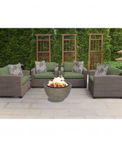 Callow County Deluxe Wood Firepit with Spark Guard, Poker and BBQ Grill