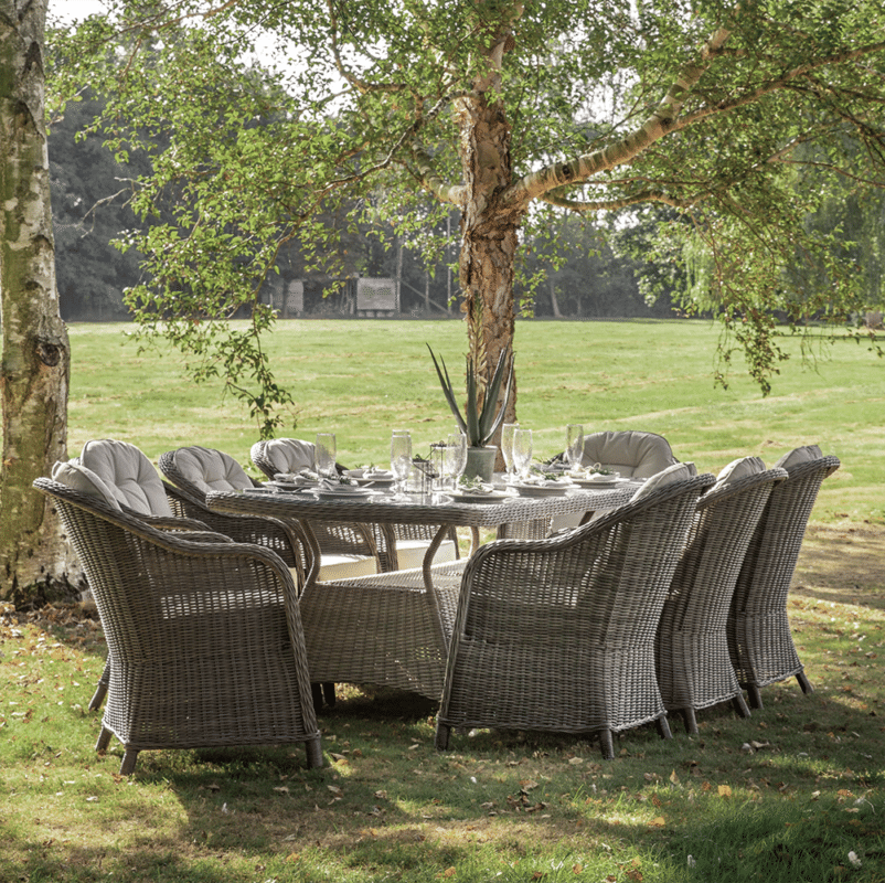 GLS Felis 8 Seater Dining Set in Natural