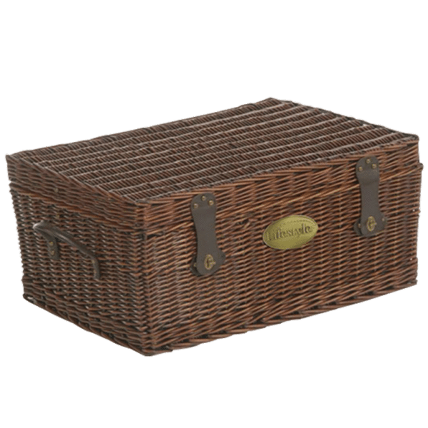 Lifestyle Family Sized Willow Picnic Hamper