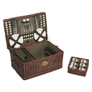 Lifestyle Family Sized Willow Picnic Hamper