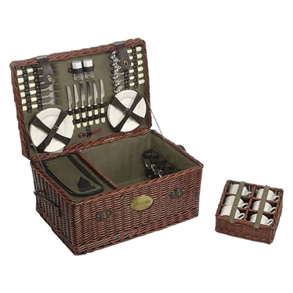 Lifestyle Family Sized Willow Picnic Hamper