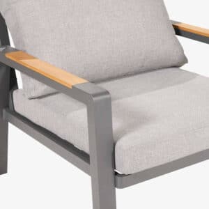 Pacific Lifestyle Stockholm Anthracite Outdoor Seating Set