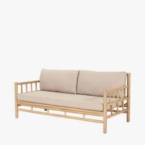 Pacific Lifestyle Costa Rica Natural Bamboo Finish Outdoor Seating Set