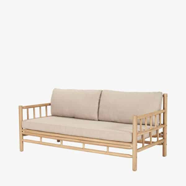 Pacific Lifestyle Costa Rica Natural Bamboo Finish Outdoor Seating Set