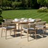 Pacific Lifestyle Denver Sage Green Outdoor 6 Seater Dining Set