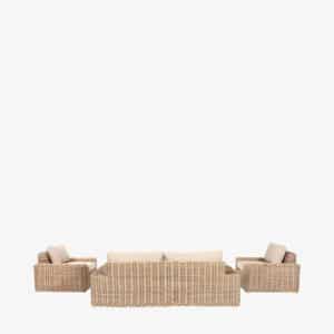 Pacific Lifestyle Como Natural Antique Outdoor Seating Set