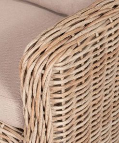 Pacific Lifestyle Barakaldo Natural Antique Outdoor Corner Seating Set