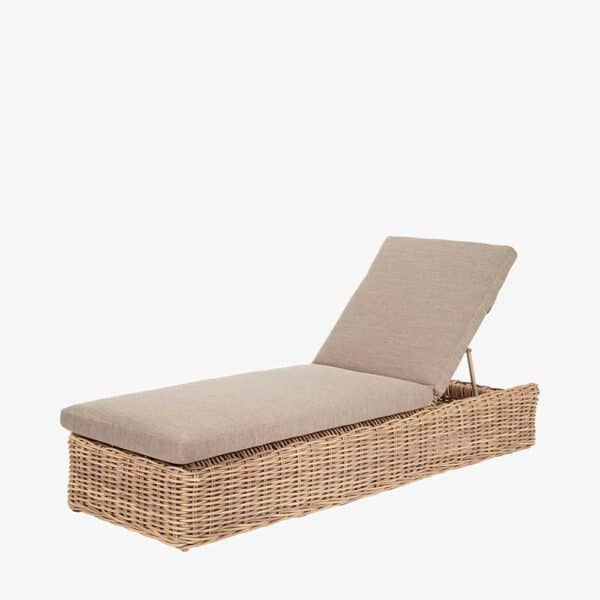 Pacific Lifestyle Garda Natural Antique Outdoor Sunlounger