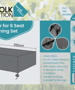 Norfolk Leisure Bellmount 6 Seater Dining Cover