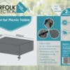 Norfolk Leisure Heydon Picnic Table Cover