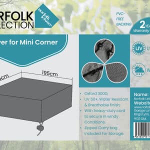 Norfolk Leisure Wroxham Delux Mini Corner Cover