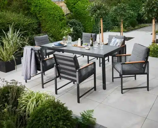 Norfolk Leisure Bellmount 6 Seater Outdoor Dining Set