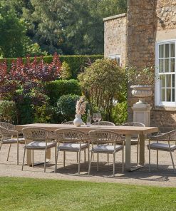 Pacific Lifestyle Osaka Latte Outdoor 8 Seater Dining Set